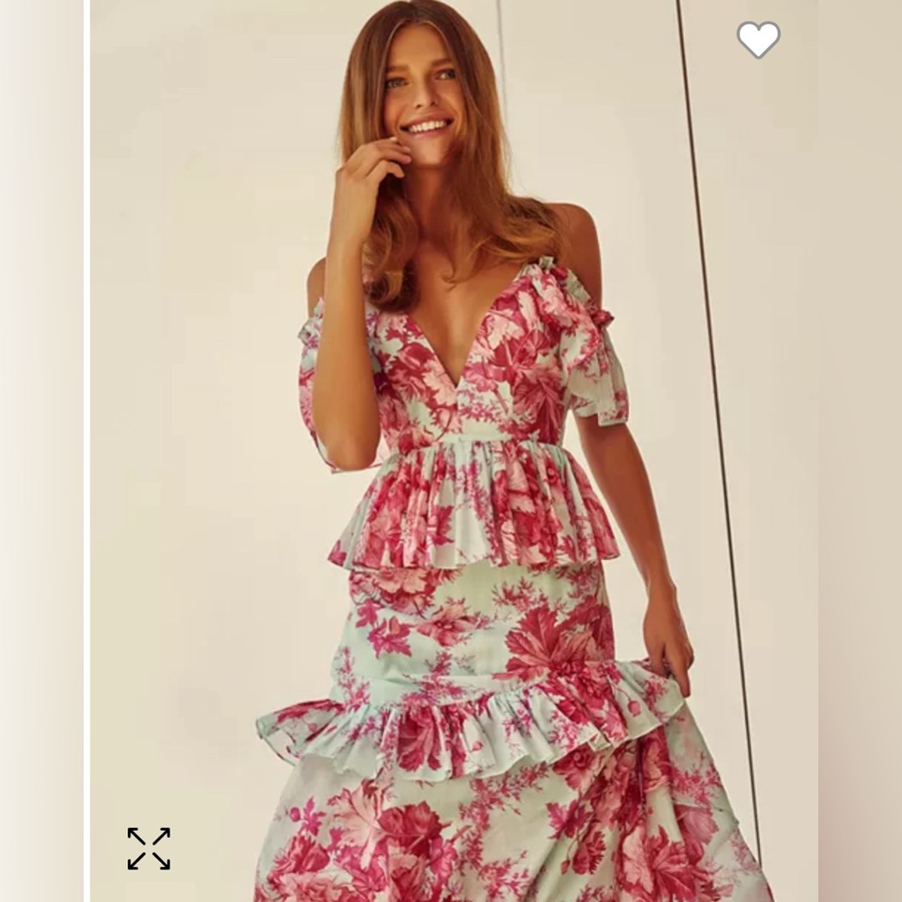 Alice McCall flamingo midi dress